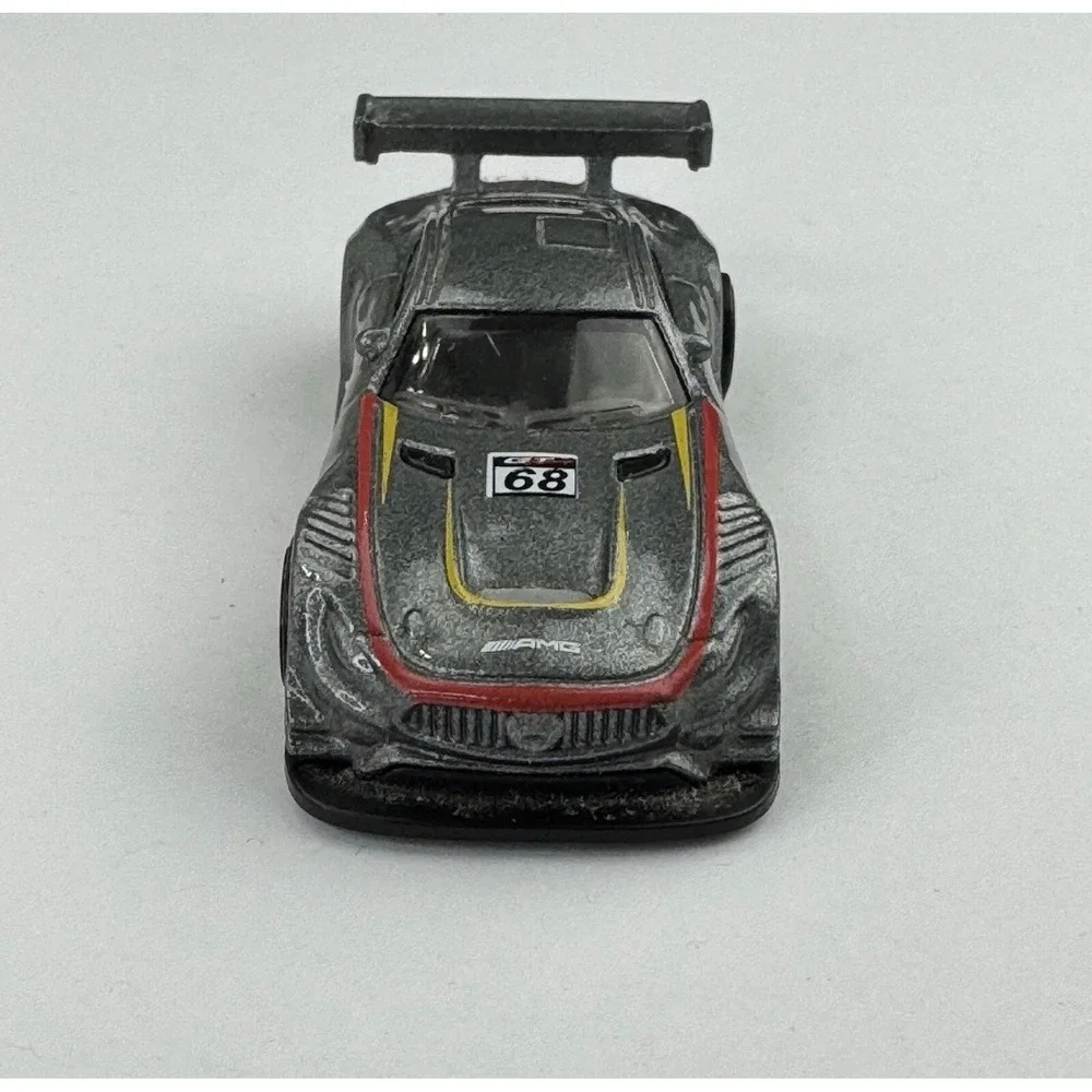 Hot Wheels 16 Mercedes-AMG GT3 ZAMAC Silver #68 Legends of Speed FJV46 Diecast
